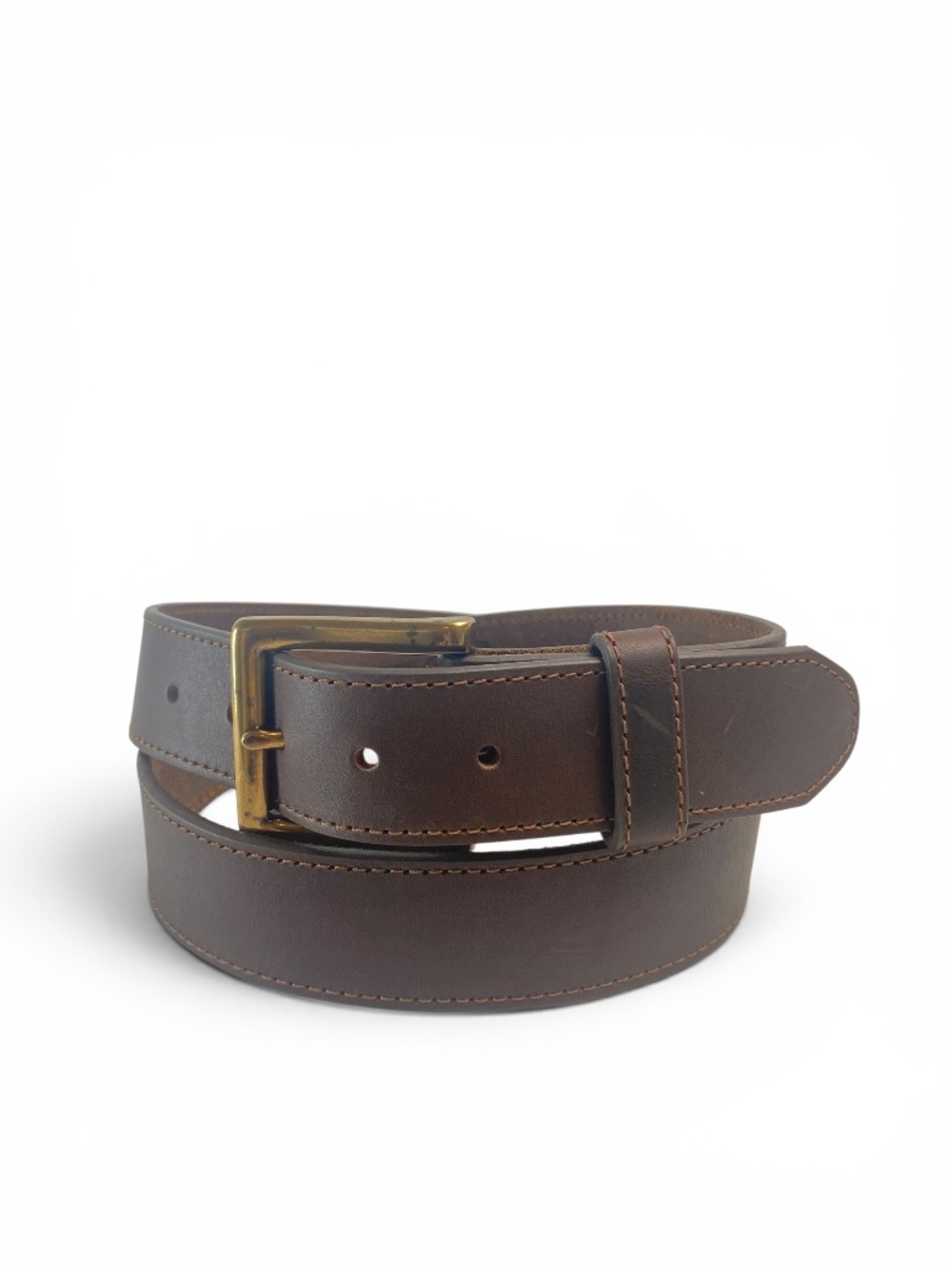 Justin Sycamore Cinch Western Style Snap-on Buckle Belt in Brown Size 44